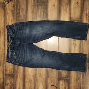 Mens American Eagle Jeans Original Straight dark wash size 38/32